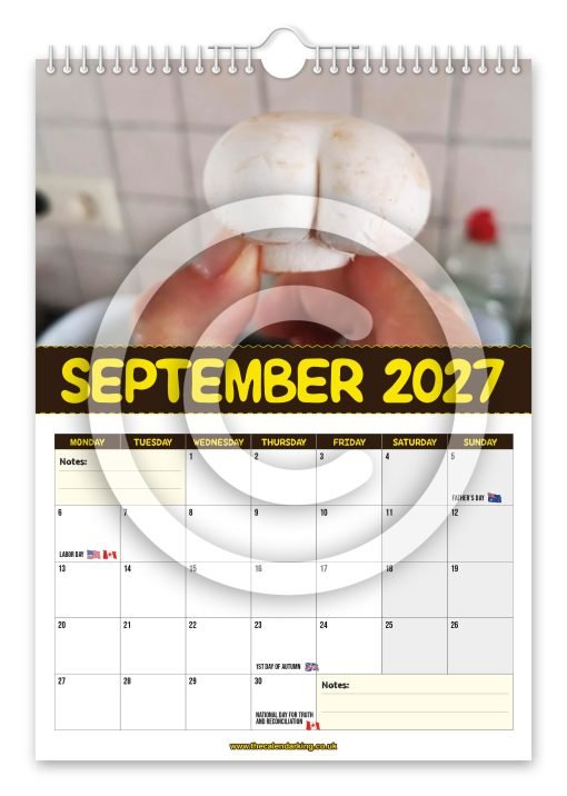 World's Greatest Mushrooms Novelty Calendar - Image 10