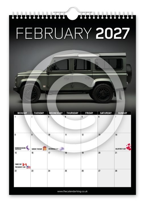 Land Rover Defender Novelty Calendar - Image 3