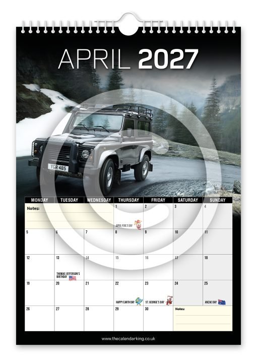 Land Rover Defender Novelty Calendar - Image 5