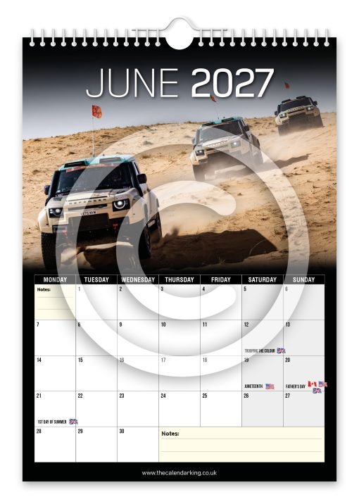 Land Rover Defender Novelty Calendar - Image 7