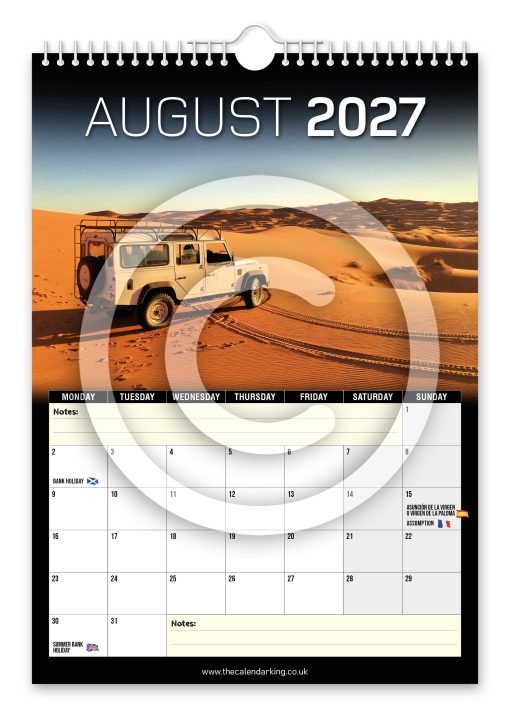 Land Rover Defender Novelty Calendar - Image 9