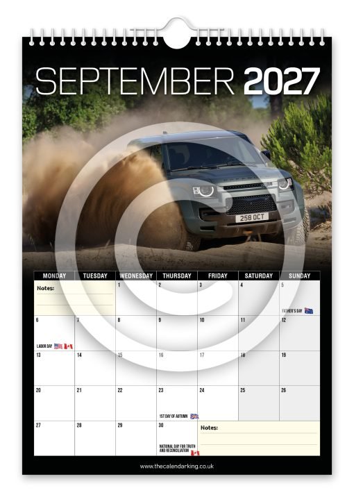 Land Rover Defender Novelty Calendar - Image 10