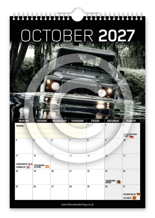 Land Rover Defender Novelty Calendar - Image 11