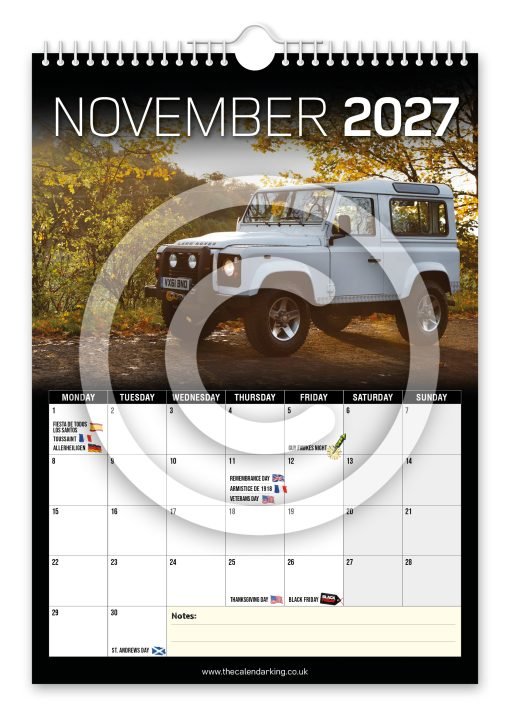 Land Rover Defender Novelty Calendar - Image 12