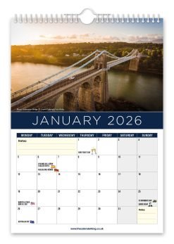 Alternative view of North Wales Novelty Calendar