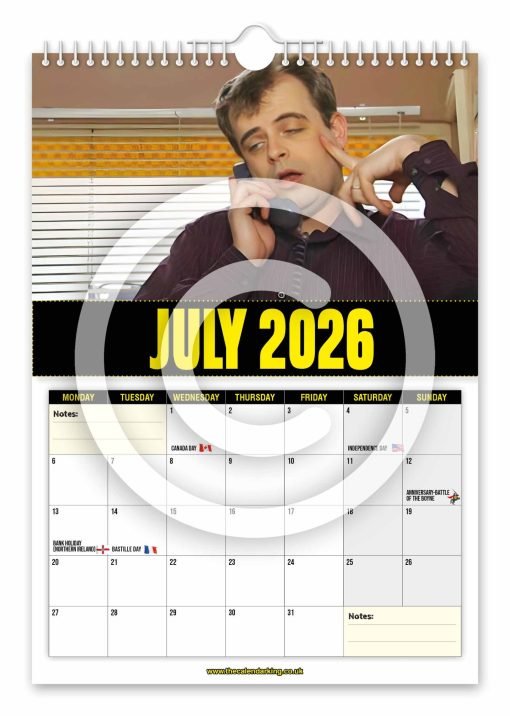 Steve McDonald Novelty Calendar - Image 8