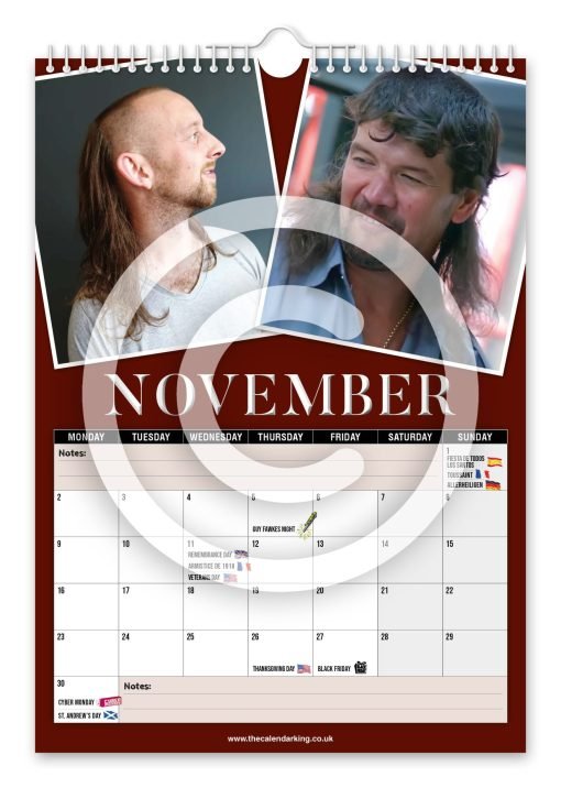 World's Greatest Mullets Novelty Calendar - Image 12