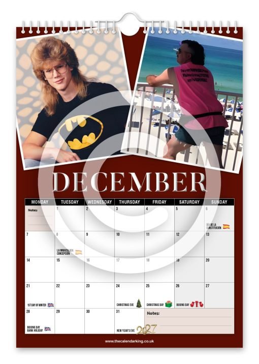 World's Greatest Mullets Novelty Calendar - Image 13