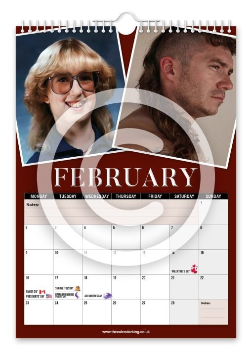 World's Greatest Mullets Novelty Calendar - Image 3