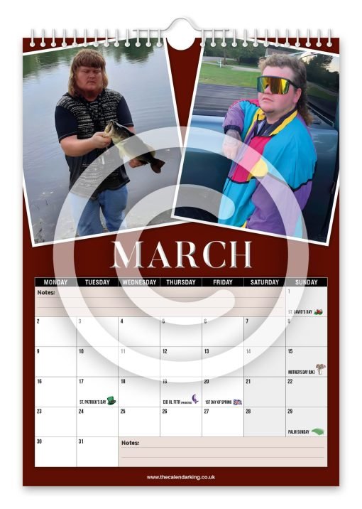 World's Greatest Mullets Novelty Calendar - Image 4