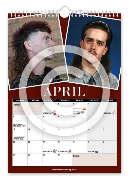 World's Greatest Mullets Novelty Calendar - Image 5
