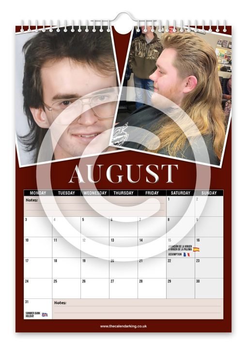 World's Greatest Mullets Novelty Calendar - Image 9
