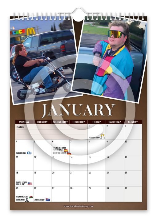World's Greatest Mullets Novelty Calendar - Image 2