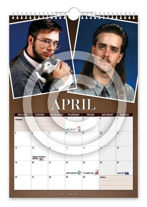 World's Greatest Mullets Novelty Calendar - Image 5