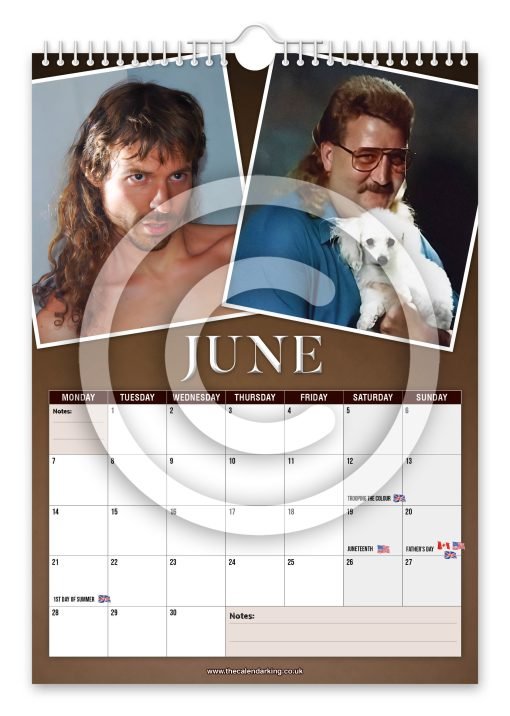 World's Greatest Mullets Novelty Calendar - Image 7