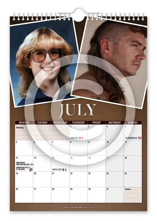 World's Greatest Mullets Novelty Calendar - Image 8