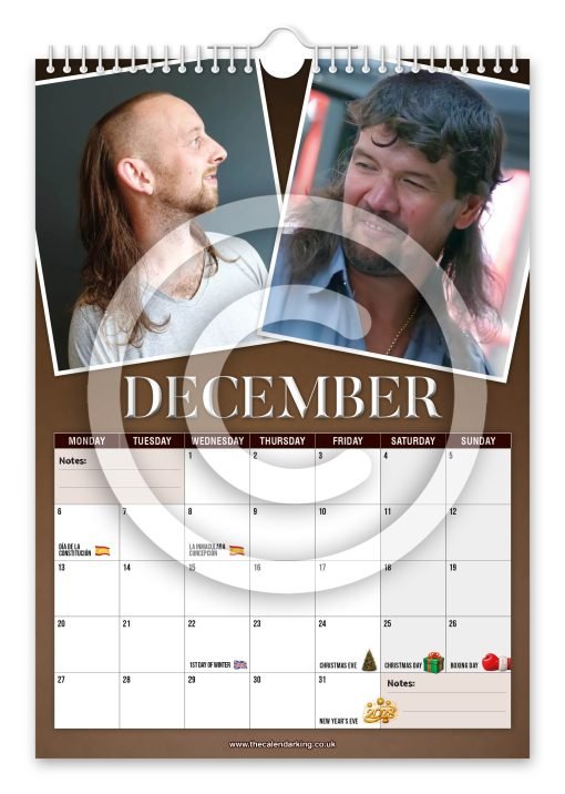 World's Greatest Mullets Novelty Calendar - Image 13