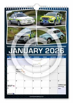 Alternative view of British Police Cars Novelty Calendar