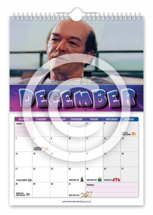 Hector Salamanca Novelty Calendar - Image 13