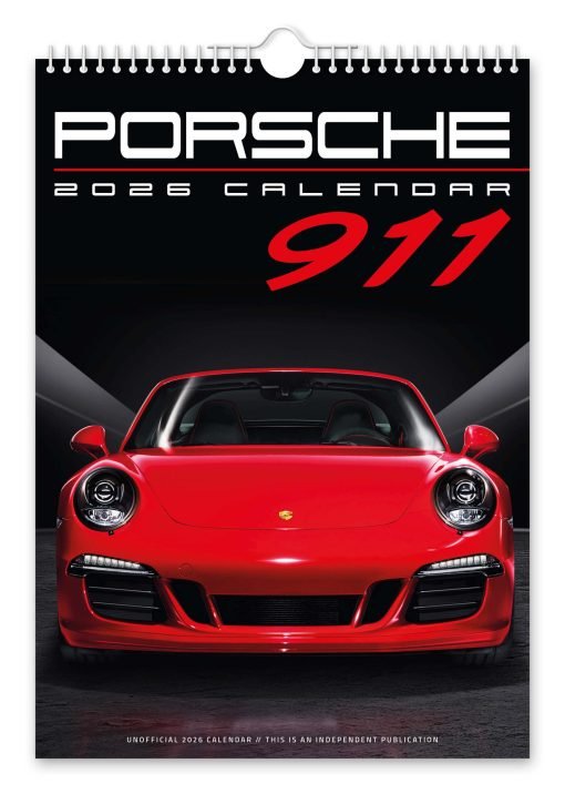 Porsche 911 Novelty Calendar