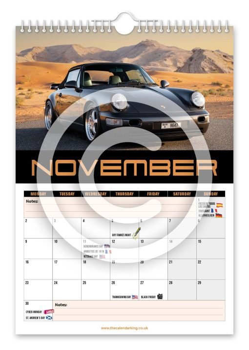 Porsche 911 Novelty Calendar - Image 12