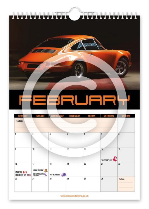 Porsche 911 Novelty Calendar - Image 3