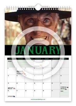 Alternative view of Reverend Henry Kane Novelty Calendar