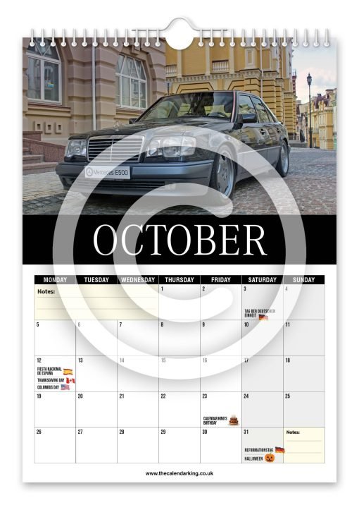Mercedes W 124 Novelty Calendar - Image 11