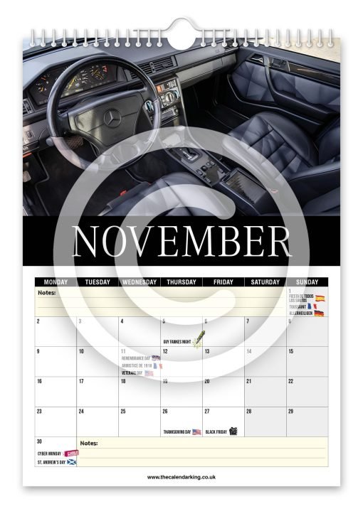 Mercedes W 124 Novelty Calendar - Image 12
