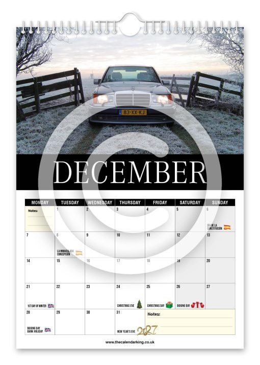 Mercedes W 124 Novelty Calendar - Image 13