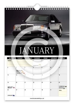 Alternative view of Mercedes W 124 Novelty Calendar