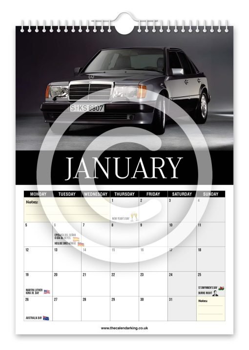 Mercedes W 124 Novelty Calendar - Image 2