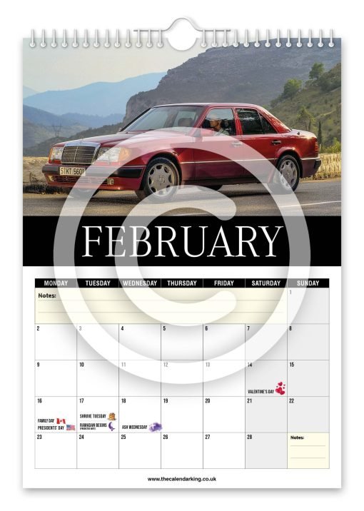 Mercedes W 124 Novelty Calendar - Image 3