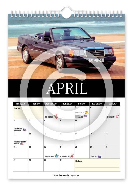Mercedes W 124 Novelty Calendar - Image 5