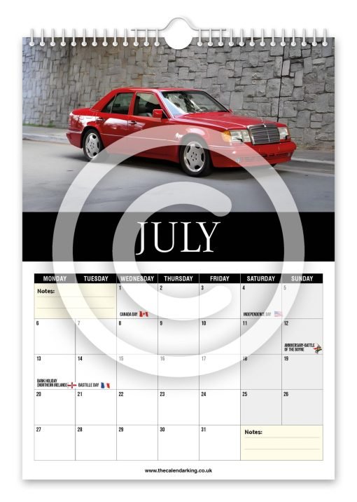 Mercedes W 124 Novelty Calendar - Image 8