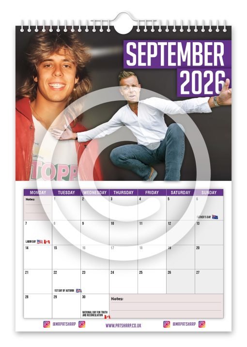 Pat Sharp - OFFICIAL Novelty Calendar - Image 10