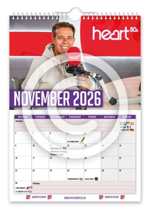 Pat Sharp - OFFICIAL Novelty Calendar - Image 12