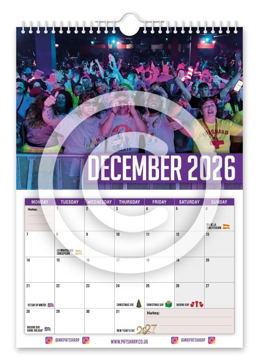Pat Sharp - OFFICIAL Novelty Calendar - Image 13