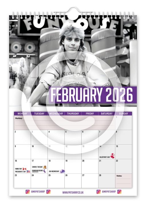Pat Sharp - OFFICIAL Novelty Calendar - Image 3