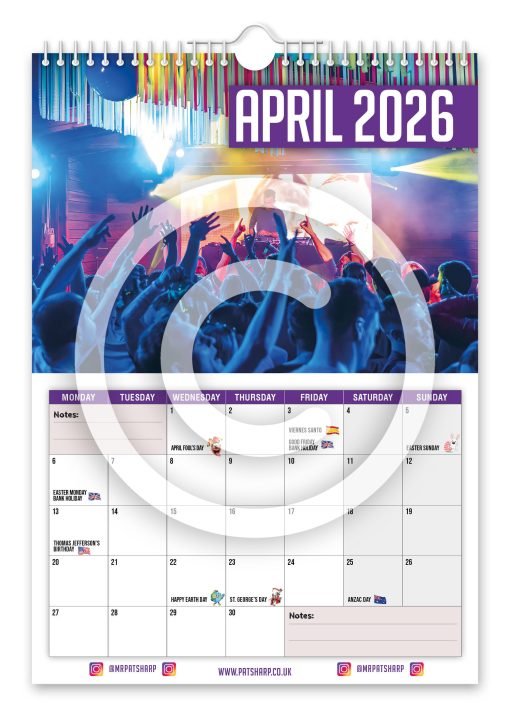 Pat Sharp - OFFICIAL Novelty Calendar - Image 5