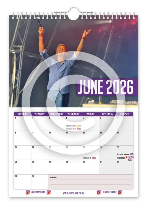 Pat Sharp - OFFICIAL Novelty Calendar - Image 7