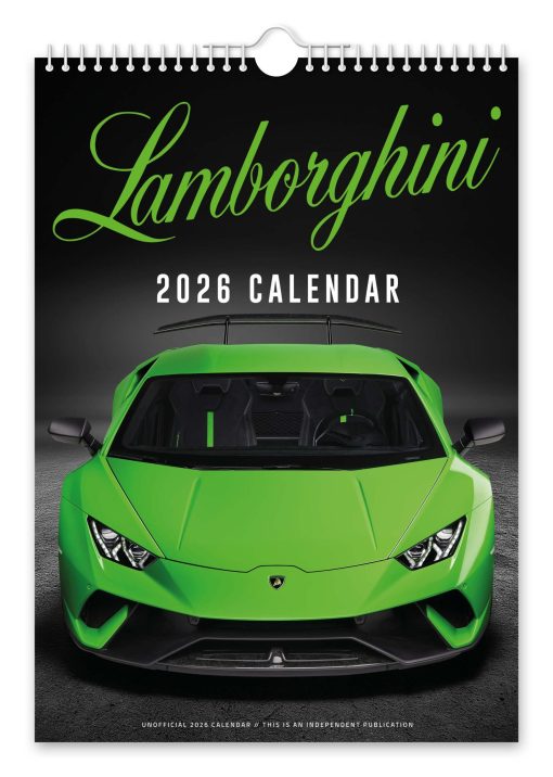 Lamborghini Novelty Calendar