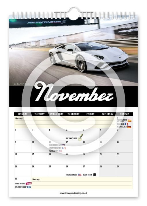 Lamborghini Novelty Calendar - Image 12