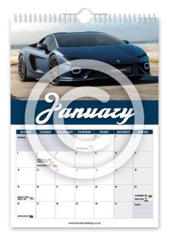 Alternative view of Lamborghini Novelty Calendar