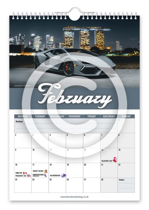 Lamborghini Novelty Calendar - Image 3