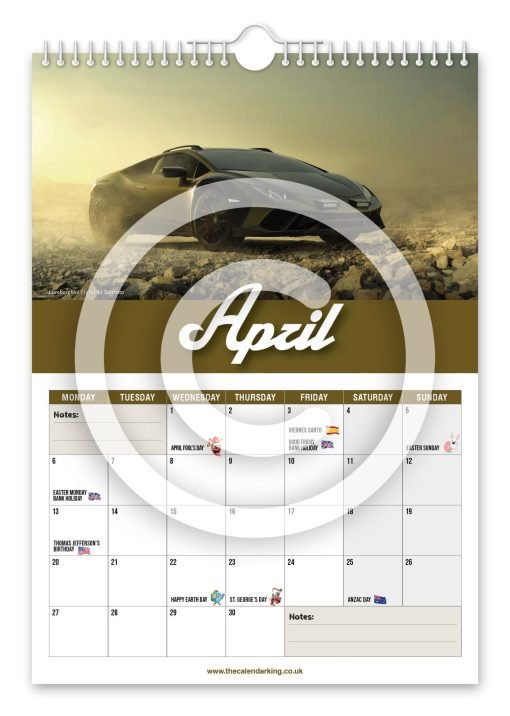 Lamborghini Novelty Calendar - Image 5