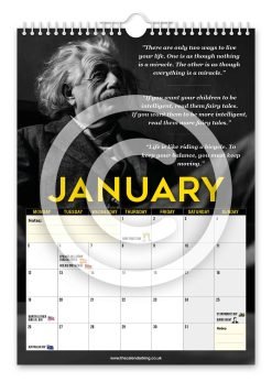 Alternative view of Albert Einstein Novelty Calendar