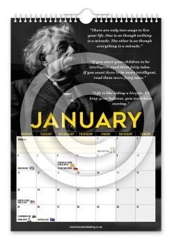 Alternative view of Albert Einstein Novelty Calendar