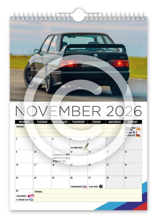 BMW e30 Novelty Calendar - Image 12
