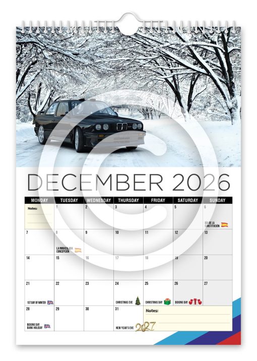 BMW e30 Novelty Calendar - Image 13